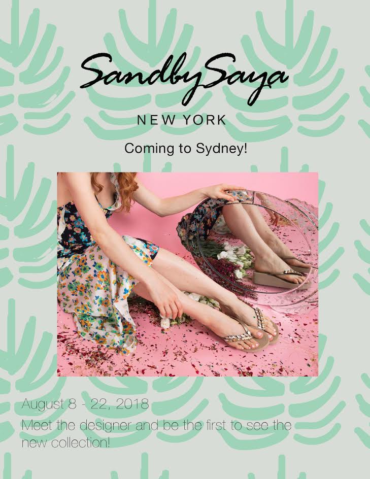 Sand by Saya goes to Australia