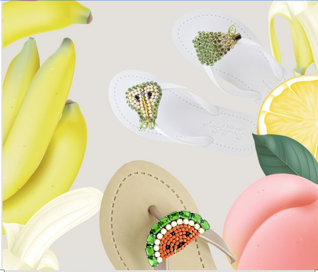 Fruits Collection from New York City Studio! Japanese Artisan Sandal D