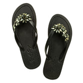 Black crystal best seller sandal