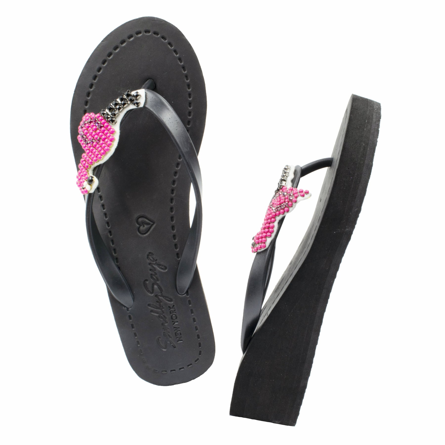 Flamingo - Women's Mid Wedge - Pink, Flamingo