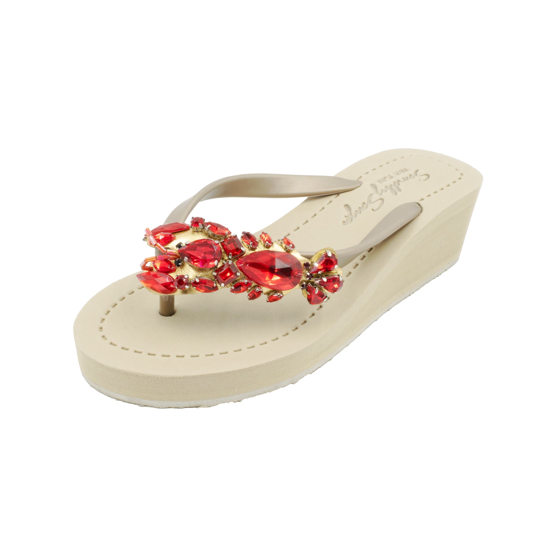 Lobster - Women's Mid Wedge, Red, Lobster