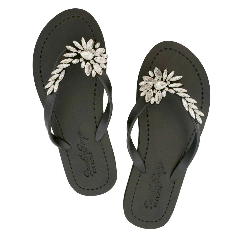Broadway - Women's Flat Sandal, Crystal