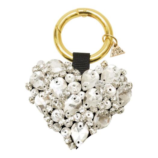 Image Crystal Heart Key Holder Keychain Cute Gorgeous