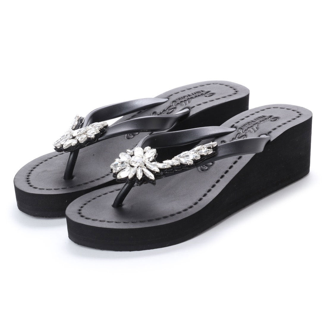 Crystal stones sandal