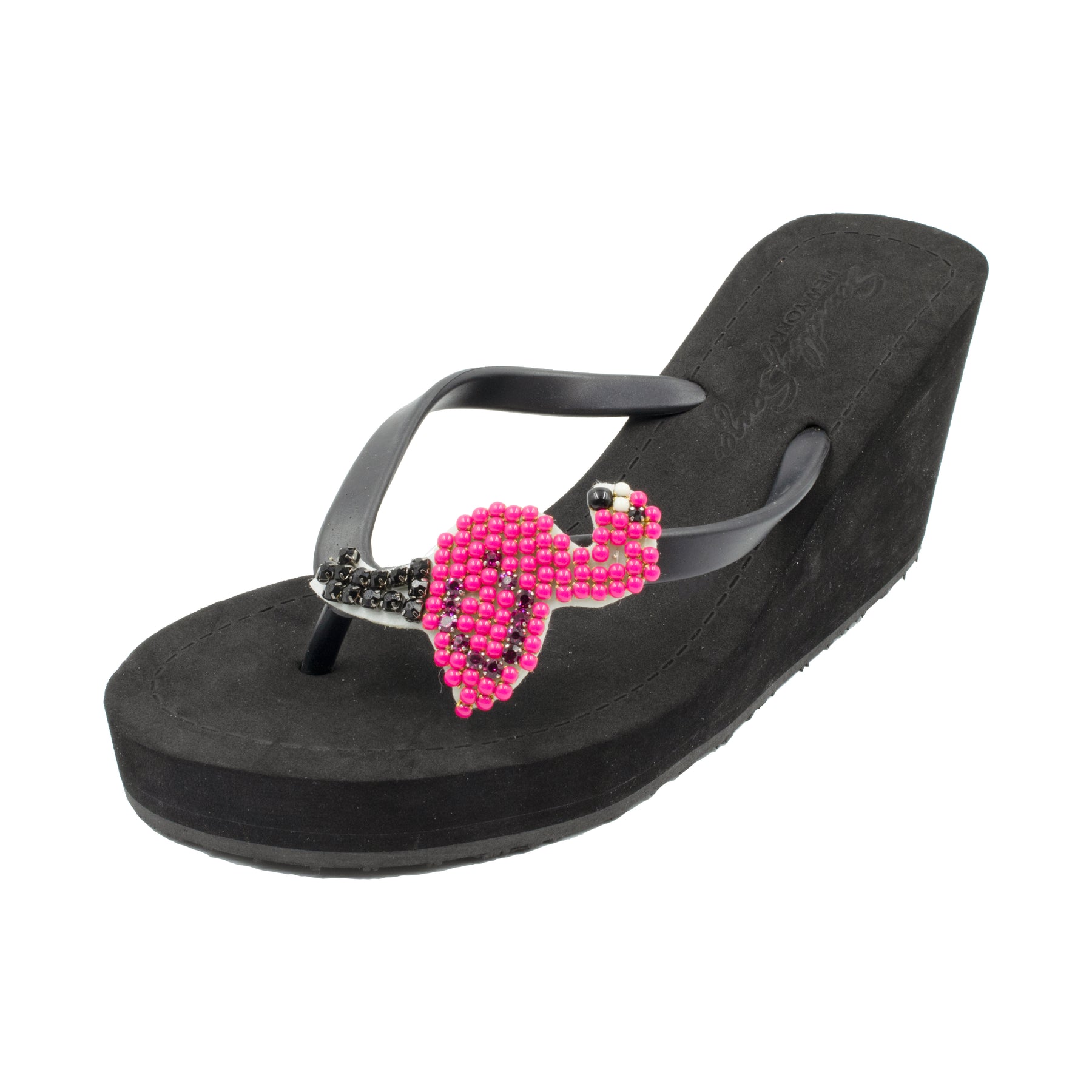 Women's Flat Matte Sandal - Pink, Flamingo