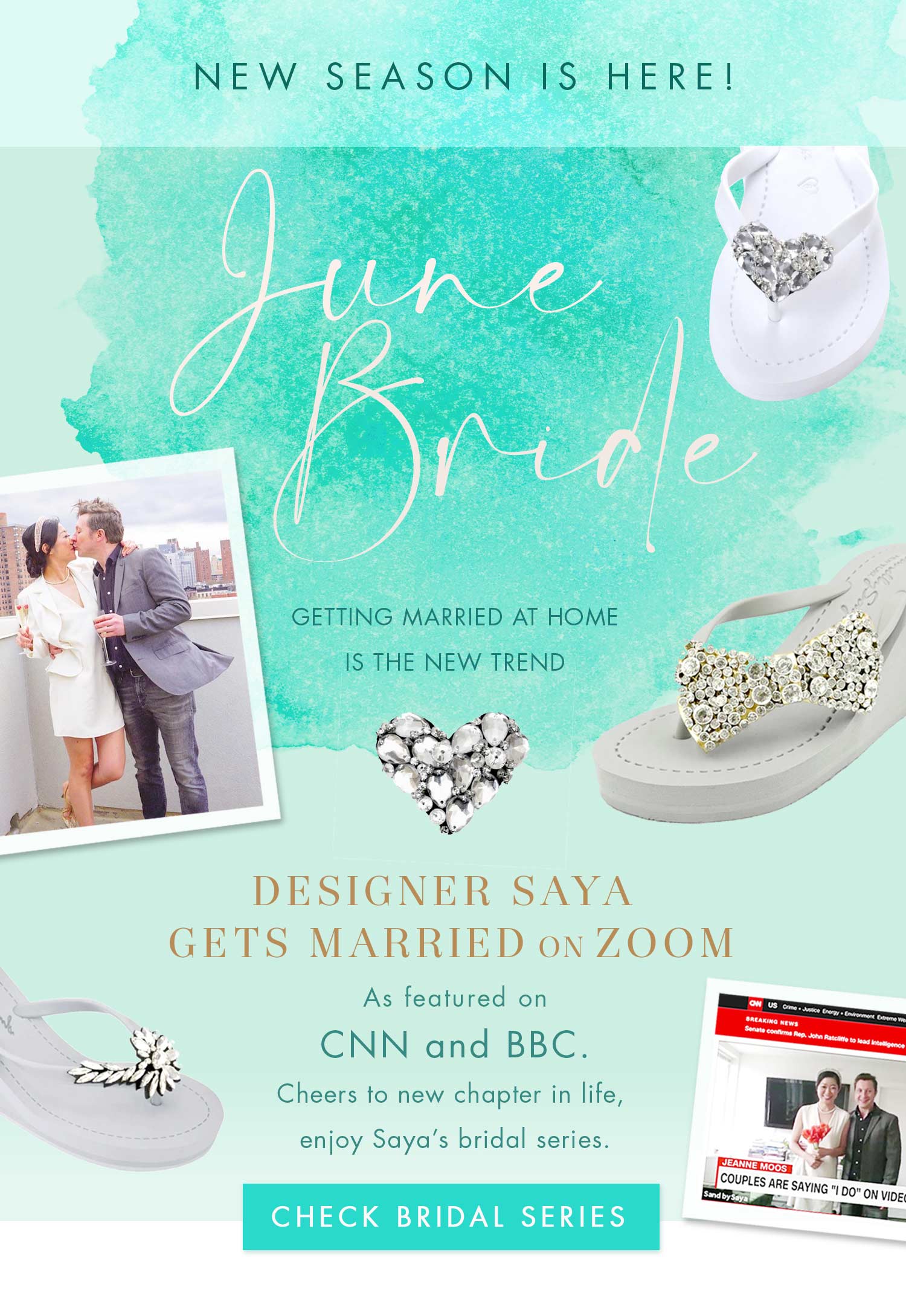 June Bride Collection- New Yorkers getting married on online lately