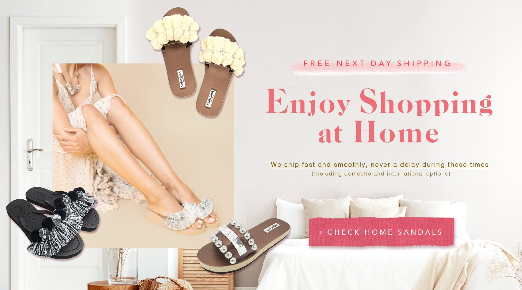 Shop at Home! Perfect room shoes for this spring from NEW YORK Designers!