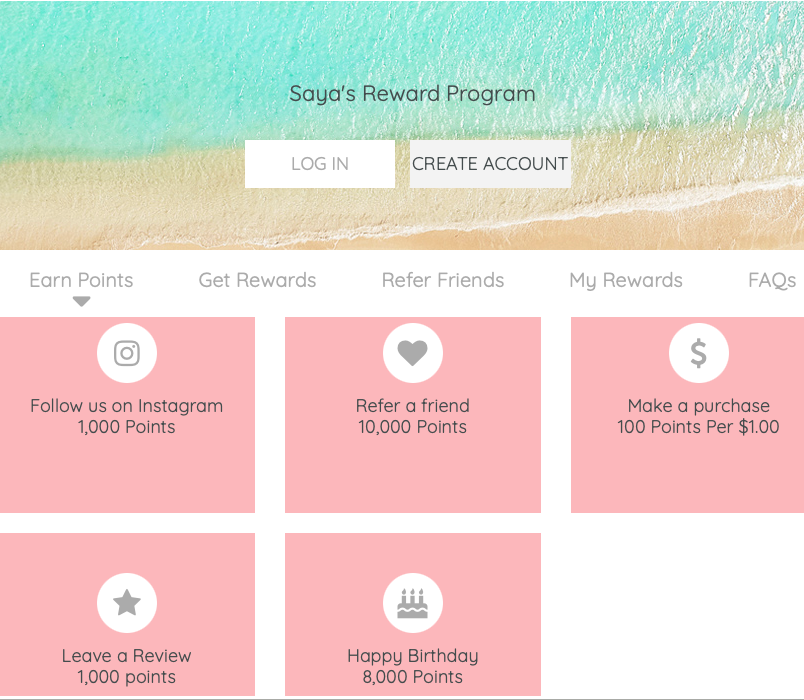 Open an account today and receive 2000 points instantly!