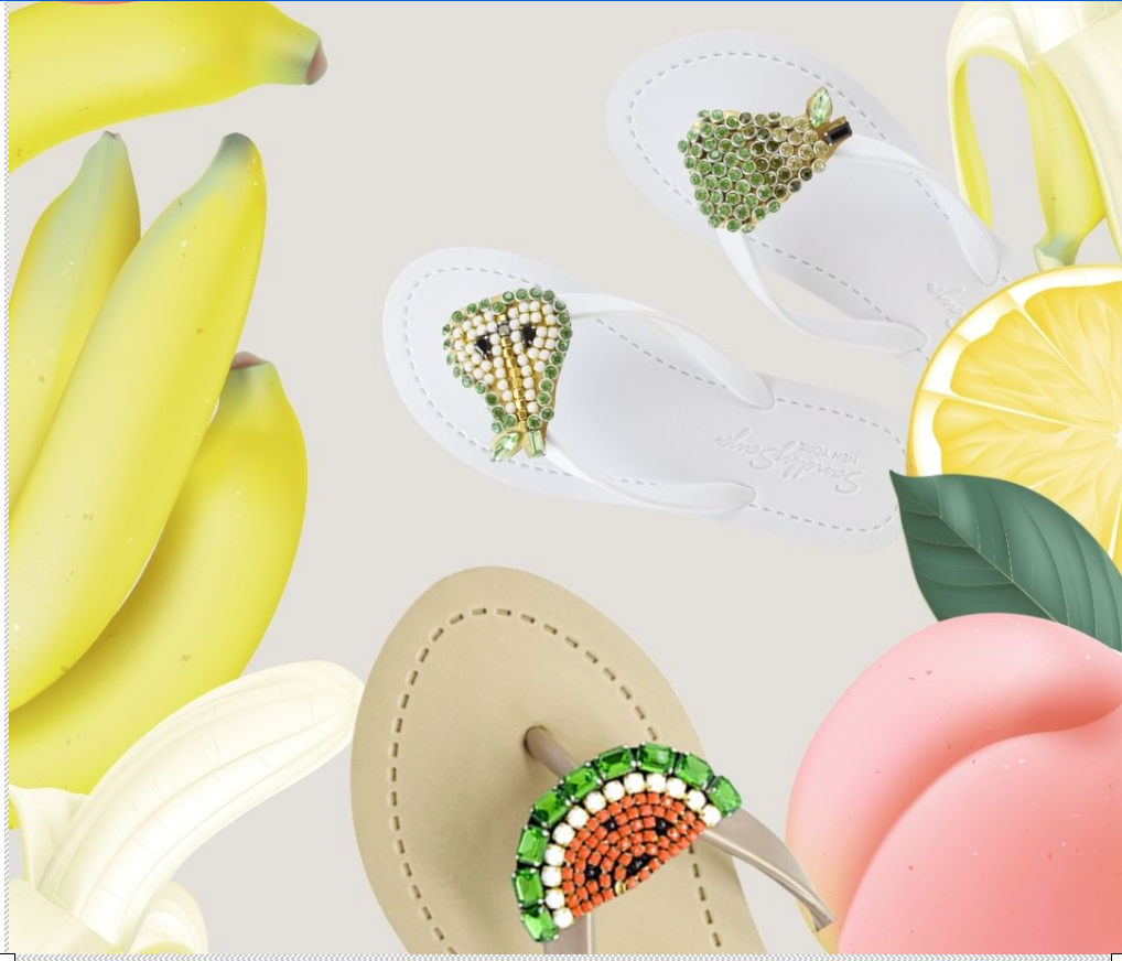 Fruits Collection from New York City Studio! Japanese Artisan Sandal Designer