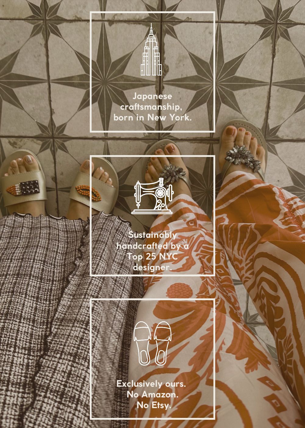 セール!サンドバイサヤSandbySayaリーフビジューサンダルUS7 Collections