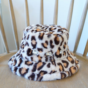 Leopard Fur Bucket Hat