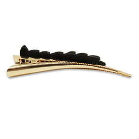 Smith Hair Clips - Gold Rhine Stone Embellished Accessory