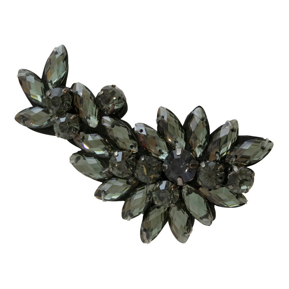 Black Manhattan Brooch with Crystals Women's Accessories