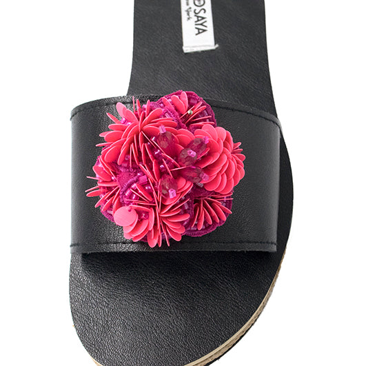 Noho Pink- Waterproof Espadrilles Flat Sandals - Sand by Saya