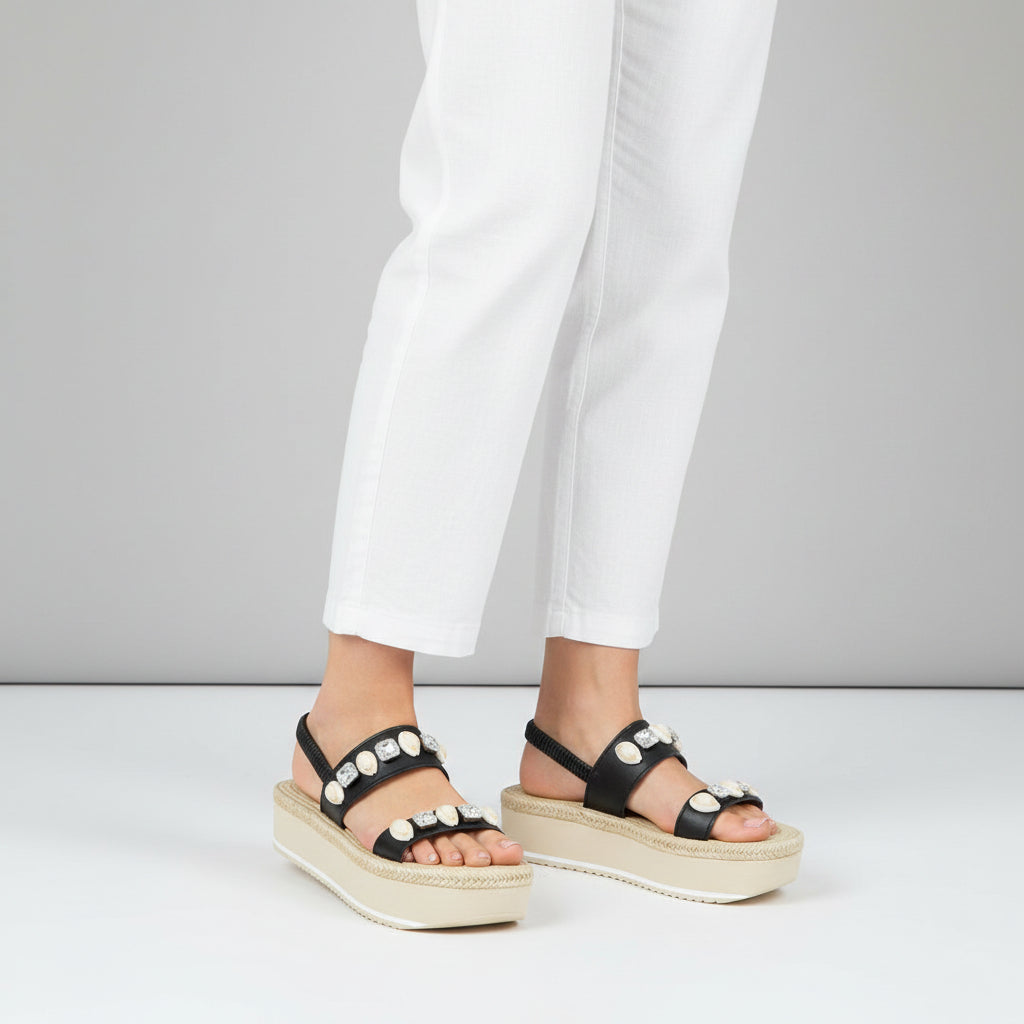 Shell Beach Espadrille Platform