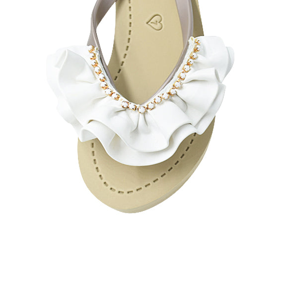 Rockaway (White) - Women's Mid Wedge