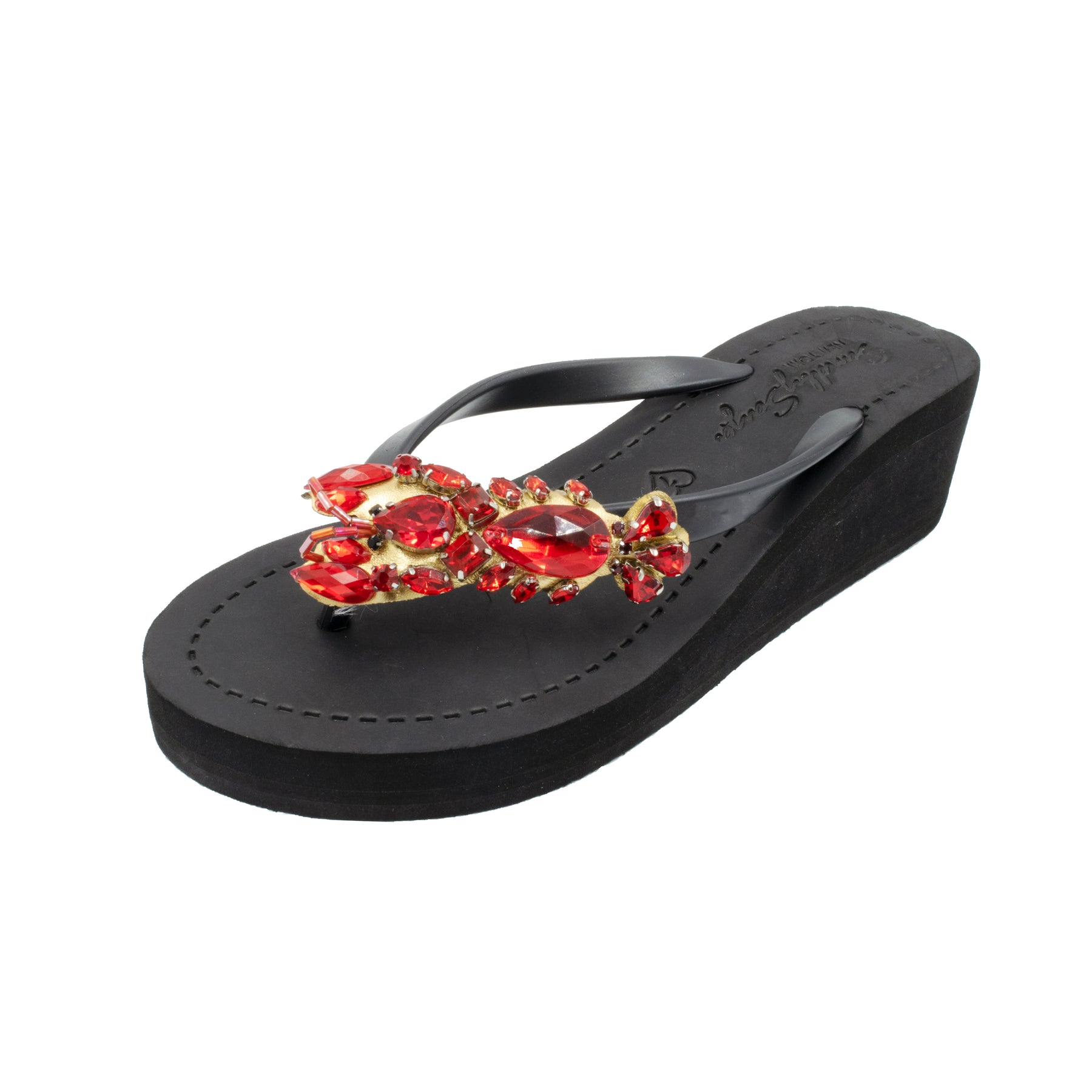 Lobster - Women's Mid Wedge, Red, Lobster
