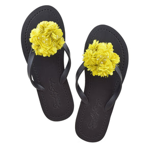 Noho yellow flower sandal