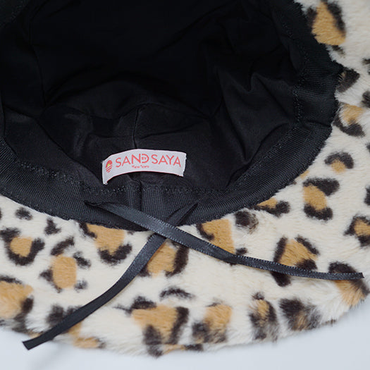 Leopard Fur Bucket Hat