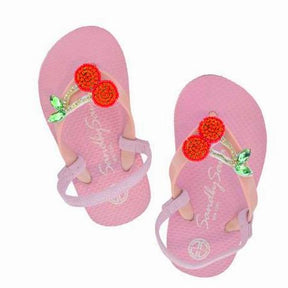 Baby Pink Cherry Kids / Baby Sandals Cute Stars