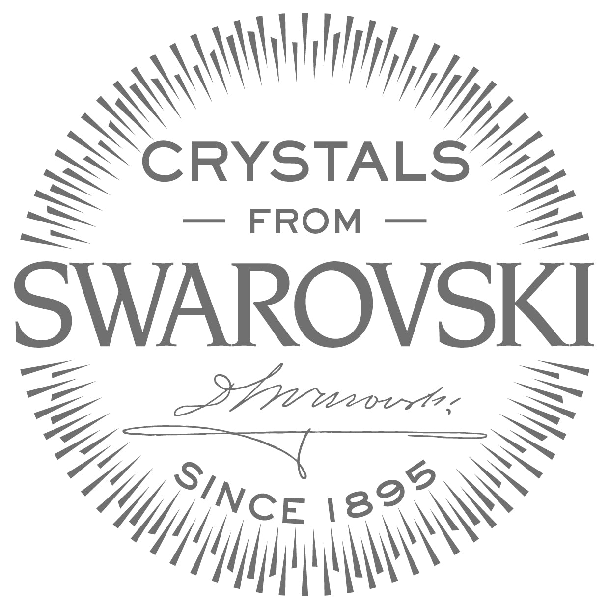 Swarovski Black Onyx Triangle- Hair Tie