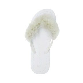 Sheep Fur - Flat Flip Flops Sandal