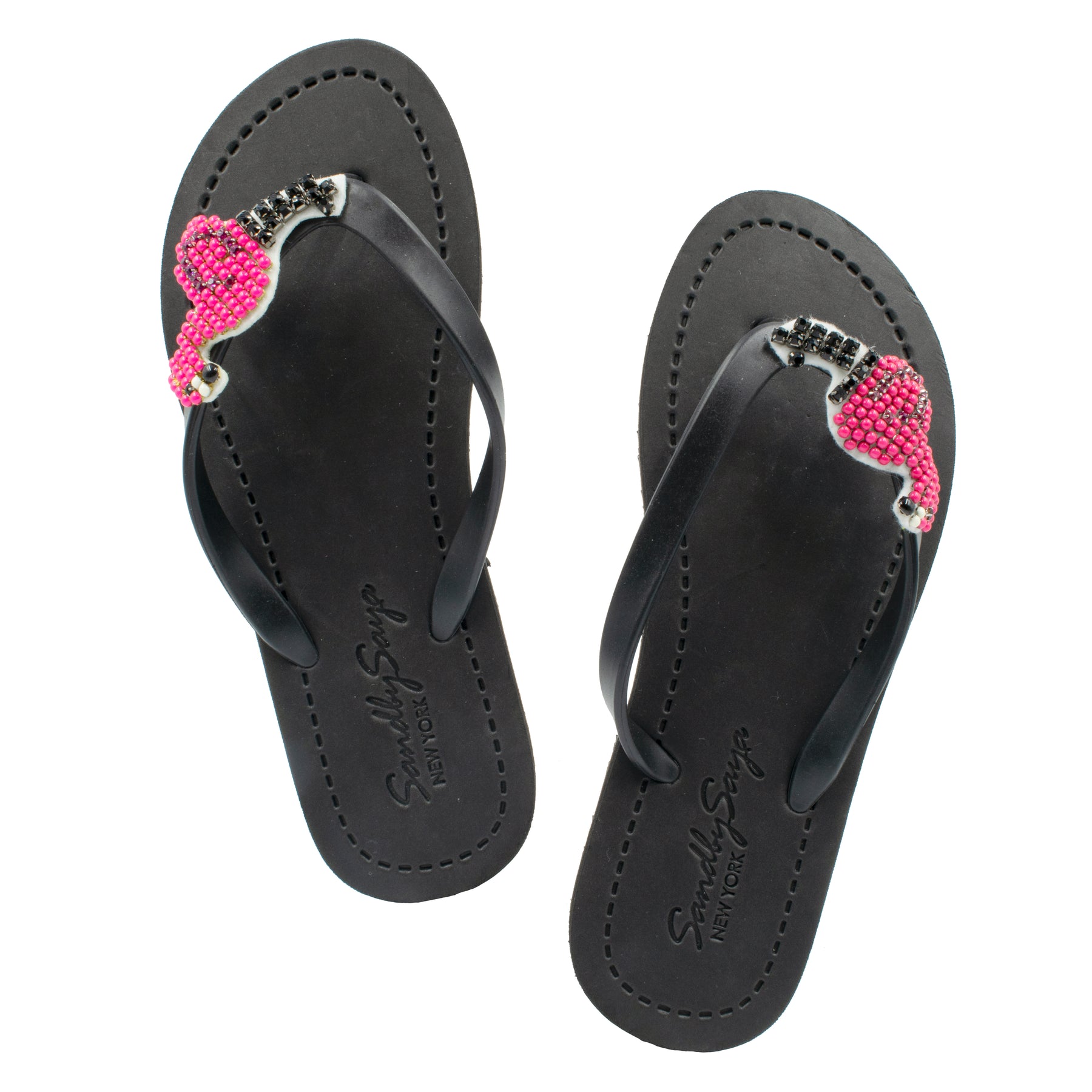 Women's Flat Matte Sandal - Pink, Flamingo