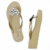 Chelsea Heart Crystal - Women's Mid Wedge, Crystal, Heart